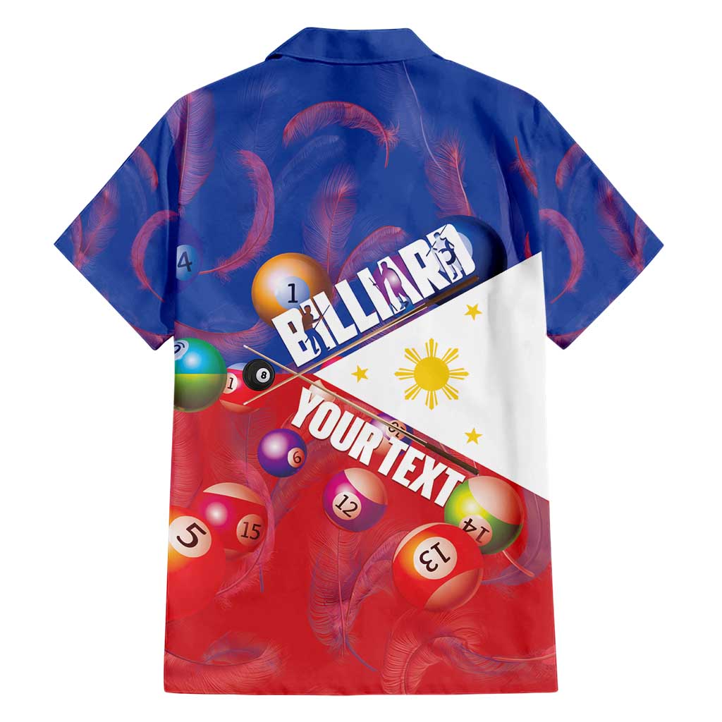 Personalised Philippines Billiards Hawaiian Shirt Cue With Balls Flag Style - Wonder Print Shop