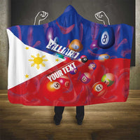 Personalised Philippines Billiards Hooded Blanket Cue With Balls Flag Style - Wonder Print Shop