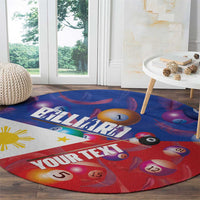 Personalised Philippines Billiards Round Carpet Cue With Balls Flag Style - Wonder Print Shop