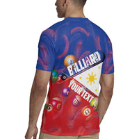 Personalised Philippines Billiards Rugby Jersey Cue With Balls Flag Style - Wonder Print Shop