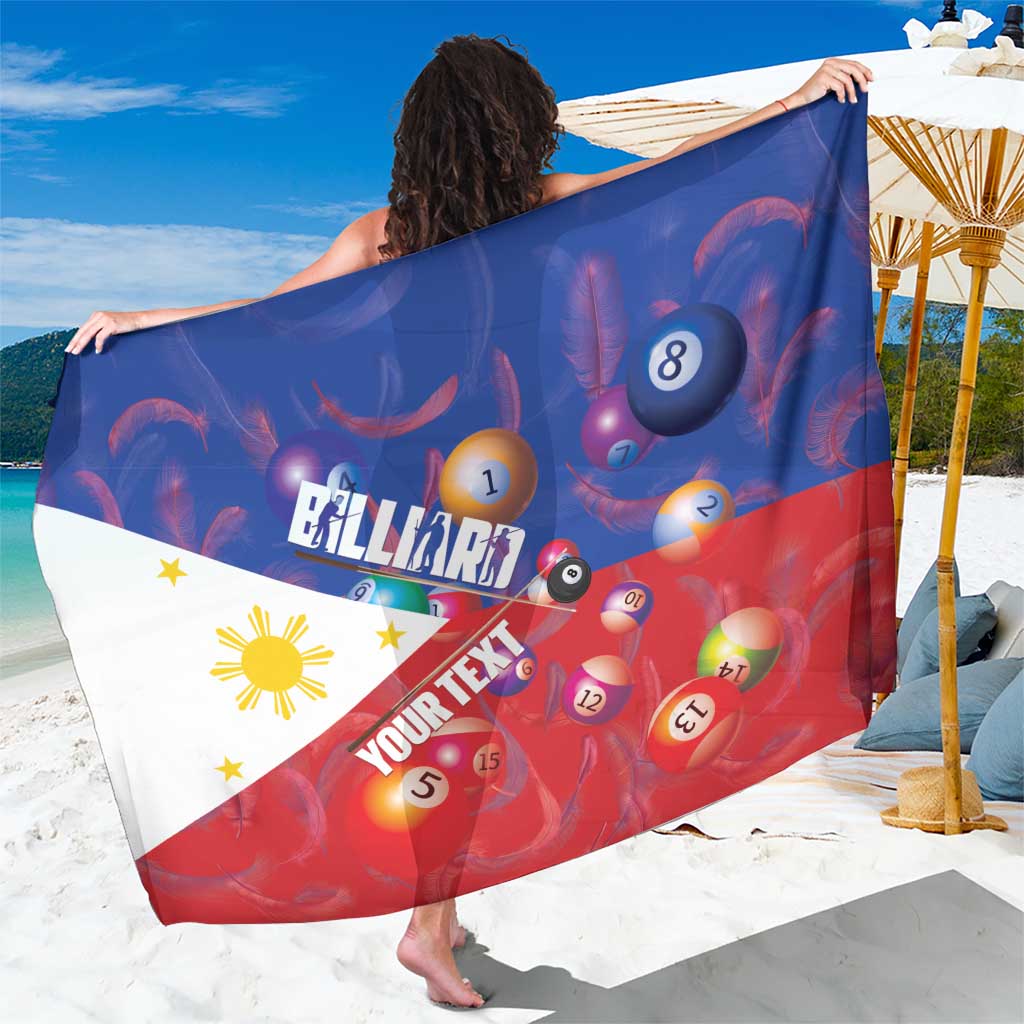 Personalised Philippines Billiards Sarong Cue With Balls Flag Style - Wonder Print Shop