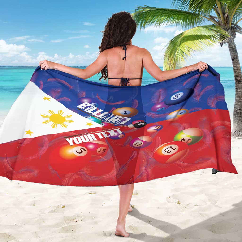 Personalised Philippines Billiards Sarong Cue With Balls Flag Style - Wonder Print Shop
