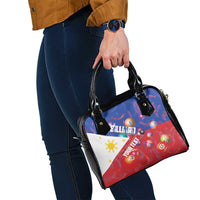 Personalised Philippines Billiards Shoulder Handbag Cue With Balls Flag Style - Wonder Print Shop