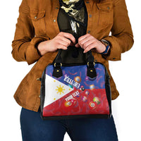 Personalised Philippines Billiards Shoulder Handbag Cue With Balls Flag Style - Wonder Print Shop