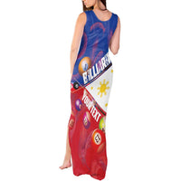 Personalised Philippines Billiards Tank Maxi Dress Cue With Balls Flag Style - Wonder Print Shop