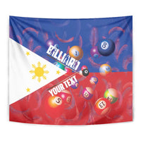 Personalised Philippines Billiards Tapestry Cue With Balls Flag Style - Wonder Print Shop