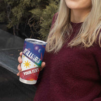 Personalised Philippines Billiards Tumbler Cup Cue With Balls Flag Style - Wonder Print Shop