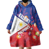Personalised Philippines Billiards Wearable Blanket Hoodie Cue With Balls Flag Style - Wonder Print Shop