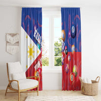 Personalised Philippines Billiards Window Curtain Cue With Balls Flag Style - Wonder Print Shop