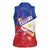 Personalised Philippines Billiards Women Sleeveless Polo Shirt Cue With Balls Flag Style - Wonder Print Shop