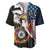 Personalized United States Billiards Baseball Jersey Eagle On Fire 8 Ball - Wonder Print Shop