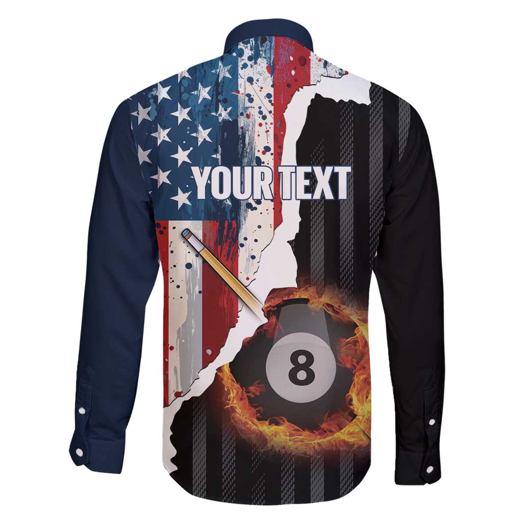 Personalized United States Billiards Family Matching Summer Maxi Dress and Hawaiian Shirt Eagle On Fire 8 Ball - Wonder Print Shop