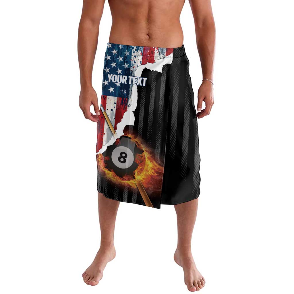 Personalized United States Billiards Lavalava Eagle On Fire 8 Ball - Wonder Print Shop