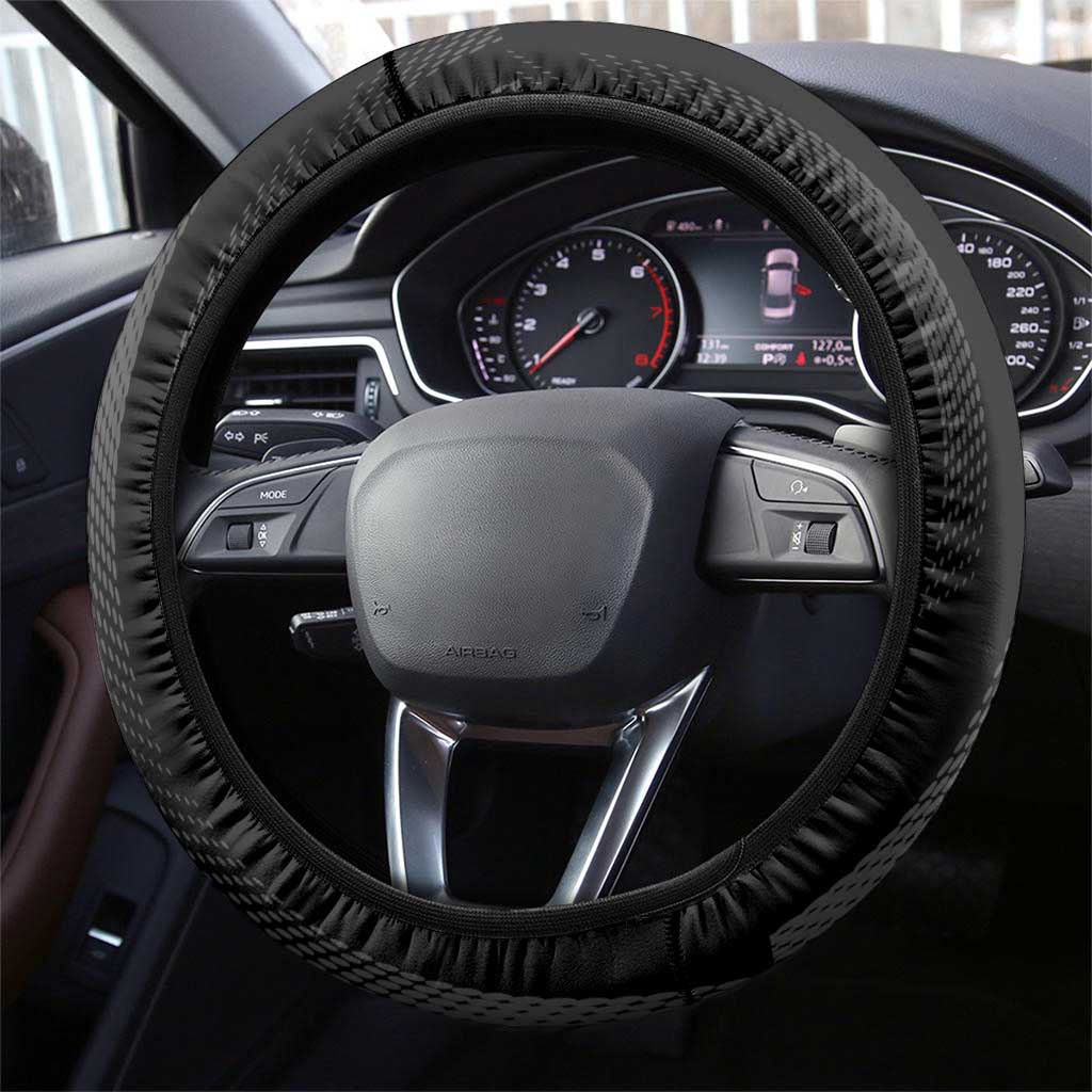 United States Billiards Steering Wheel Cover Eagle On Fire 8 Ball - Wonder Print Shop