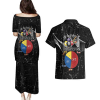 Why I Lose At Billiards Couples Matching Puletasi and Hawaiian Shirt Funny Grunge Style - Wonder Print Shop