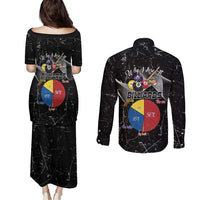 Why I Lose At Billiards Couples Matching Puletasi and Long Sleeve Button Shirt Funny Grunge Style - Wonder Print Shop