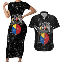 Why I Lose At Billiards Couples Matching Short Sleeve Bodycon Dress and Hawaiian Shirt Funny Grunge Style - Wonder Print Shop