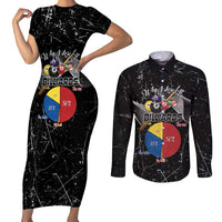 Why I Lose At Billiards Couples Matching Short Sleeve Bodycon Dress and Long Sleeve Button Shirt Funny Grunge Style - Wonder Print Shop