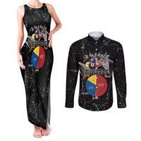 Why I Lose At Billiards Couples Matching Tank Maxi Dress and Long Sleeve Button Shirt Funny Grunge Style - Wonder Print Shop