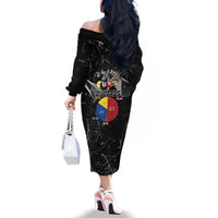 Why I Lose At Billiards Family Matching Off The Shoulder Long Sleeve Dress and Hawaiian Shirt Funny Grunge Style - Wonder Print Shop