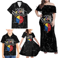 Why I Lose At Billiards Family Matching Off Shoulder Maxi Dress and Hawaiian Shirt Funny Grunge Style - Wonder Print Shop