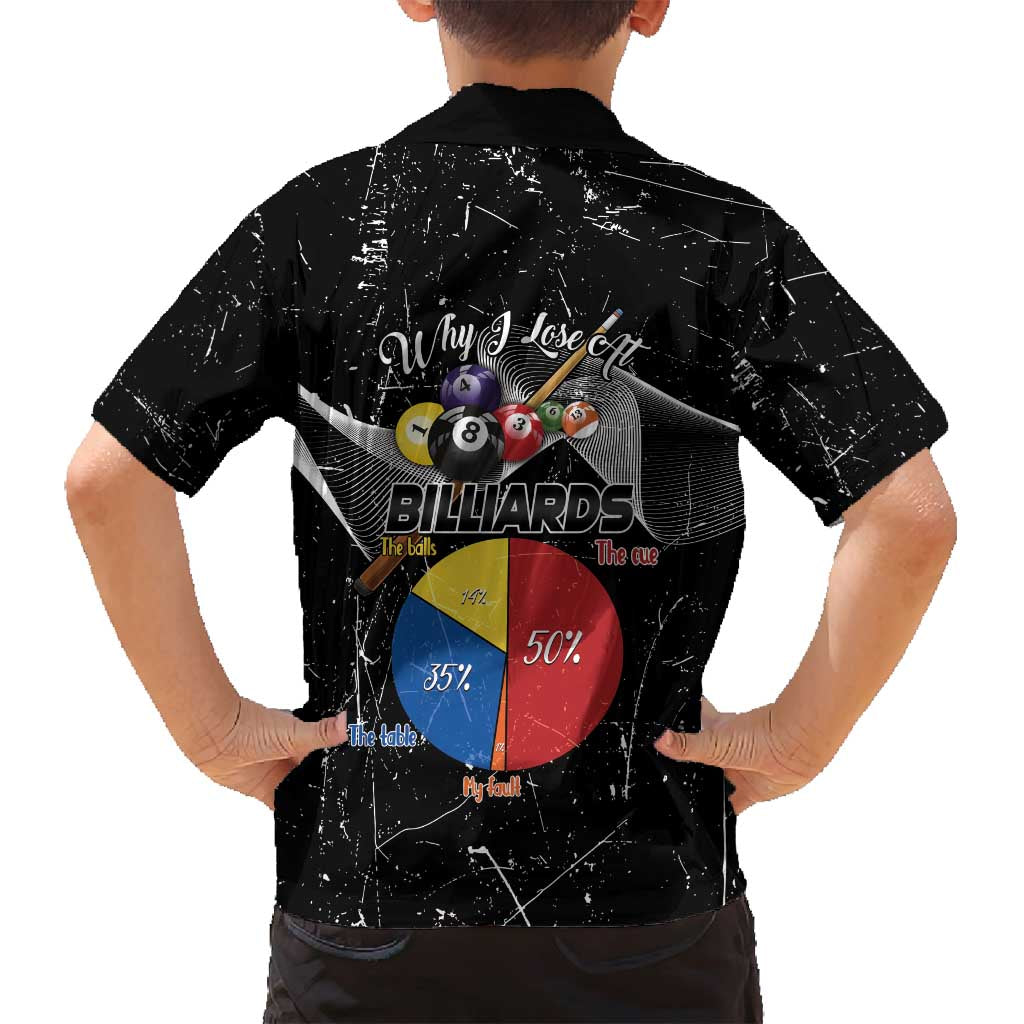 Why I Lose At Billiards Family Matching Puletasi and Hawaiian Shirt Funny Grunge Style - Wonder Print Shop