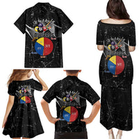 Why I Lose At Billiards Family Matching Puletasi and Hawaiian Shirt Funny Grunge Style - Wonder Print Shop