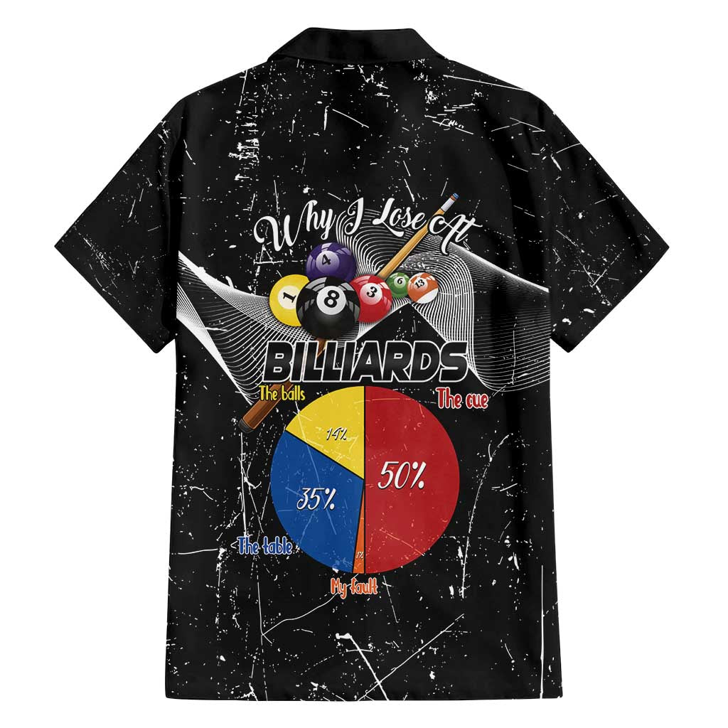 Why I Lose At Billiards Family Matching Puletasi and Hawaiian Shirt Funny Grunge Style - Wonder Print Shop