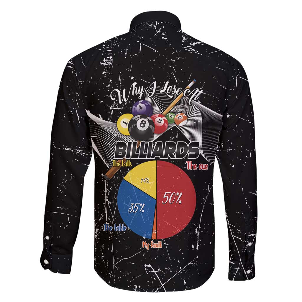 Why I Lose At Billiards Family Matching Puletasi and Hawaiian Shirt Funny Grunge Style - Wonder Print Shop