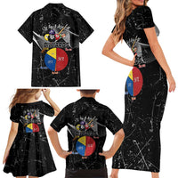 Why I Lose At Billiards Family Matching Short Sleeve Bodycon Dress and Hawaiian Shirt Funny Grunge Style - Wonder Print Shop