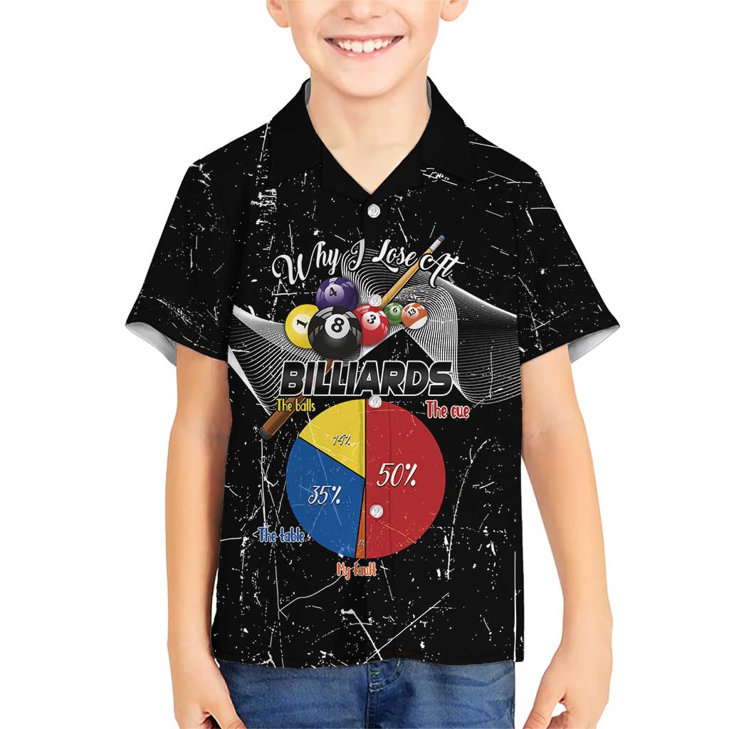 Why I Lose At Billiards Family Matching Short Sleeve Bodycon Dress and Hawaiian Shirt Funny Grunge Style - Wonder Print Shop