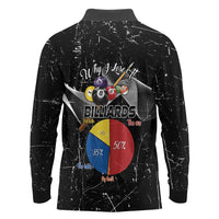 Why I Lose At Billiards Long Sleeve Polo Shirt Funny Grunge Style - Wonder Print Shop
