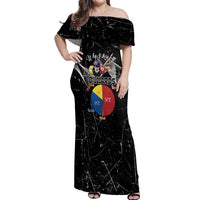 Why I Lose At Billiards Off Shoulder Maxi Dress Funny Grunge Style - Wonder Print Shop