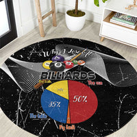 Why I Lose At Billiards Round Carpet Funny Grunge Style - Wonder Print Shop