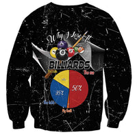 Why I Lose At Billiards Sweatshirt Funny Grunge Style - Wonder Print Shop