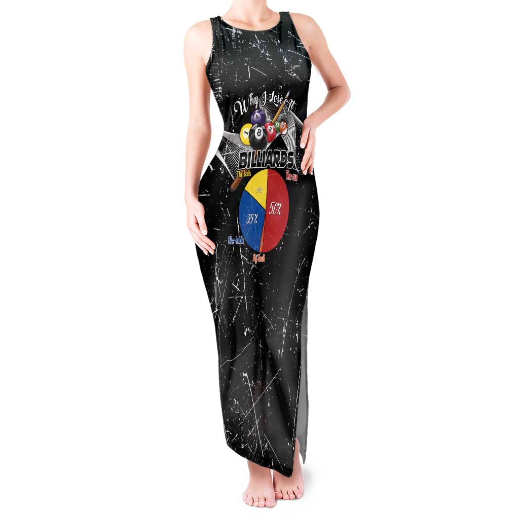 Why I Lose At Billiards Tank Maxi Dress Funny Grunge Style - Wonder Print Shop