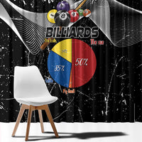 Why I Lose At Billiards Window Curtain Funny Grunge Style - Wonder Print Shop