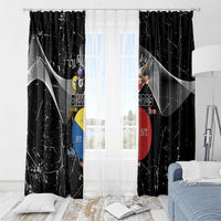 Why I Lose At Billiards Window Curtain Funny Grunge Style - Wonder Print Shop