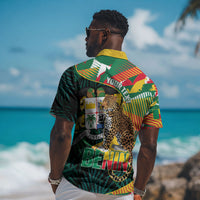 Personalized Benin Independence Day Hawaiian Shirt Coat Of Arms Leopard Oil Palm Leaves LT14