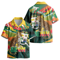 Personalized Benin Independence Day Kid Hawaiian Shirt Coat Of Arms Leopard Oil Palm Leaves LT14