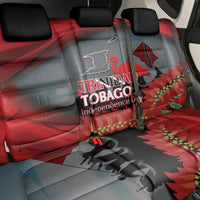 Trinidad and Tobago Independence Day Back Car Seat Cover Scarlet Ibis And Chaconia Flowers