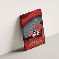 Trinidad and Tobago Independence Day Canvas Wall Art Scarlet Ibis And Chaconia Flowers