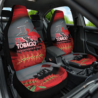 Trinidad and Tobago Independence Day Car Seat Cover Scarlet Ibis And Chaconia Flowers