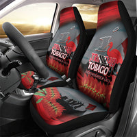 Trinidad and Tobago Independence Day Car Seat Cover Scarlet Ibis And Chaconia Flowers