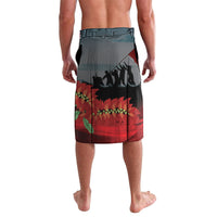 Personalized Trinidad and Tobago Independence Day Lavalava Scarlet Ibis And Chaconia Flowers