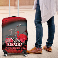 Trinidad and Tobago Independence Day Luggage Cover Scarlet Ibis And Chaconia Flowers