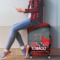 Trinidad and Tobago Independence Day Luggage Cover Scarlet Ibis And Chaconia Flowers