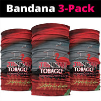 Trinidad and Tobago Independence Day Neck Gaiter Scarlet Ibis And Chaconia Flowers