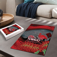 Trinidad and Tobago Independence Day Puzzle Scarlet Ibis And Chaconia Flowers
