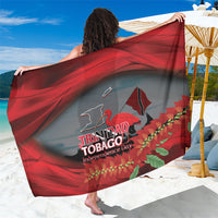 Trinidad and Tobago Independence Day Sarong Scarlet Ibis And Chaconia Flowers